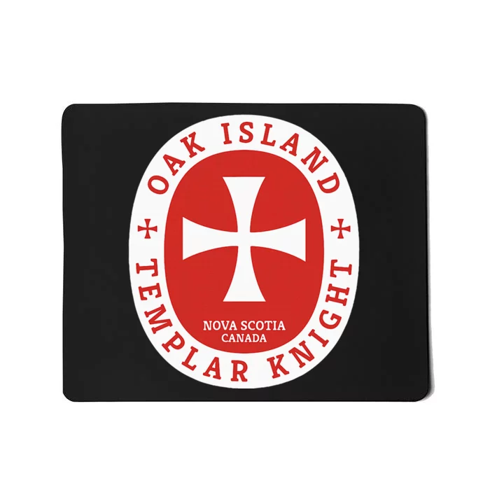 Oak Island Templar Knights Treasure Mousepad