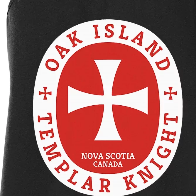 Oak Island Templar Knights Treasure Women's Racerback Tank