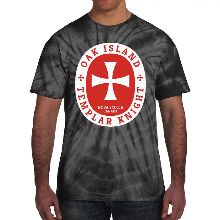 Oak Island Templar Knights Treasure Tie-Dye T-Shirt