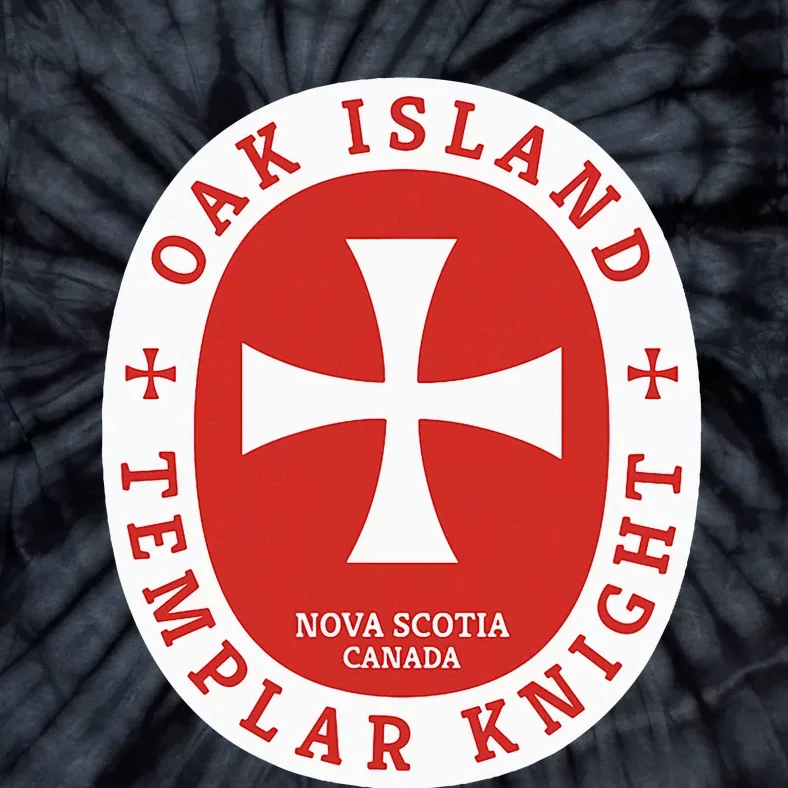 Oak Island Templar Knights Treasure Tie-Dye T-Shirt