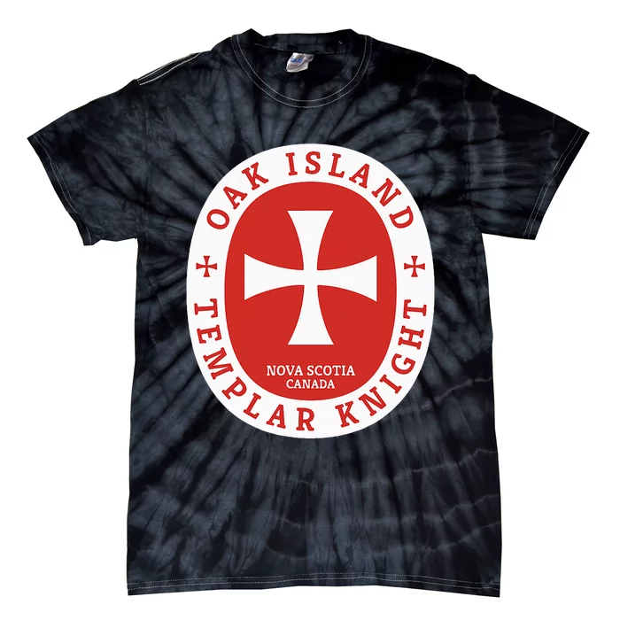 Oak Island Templar Knights Treasure Tie-Dye T-Shirt