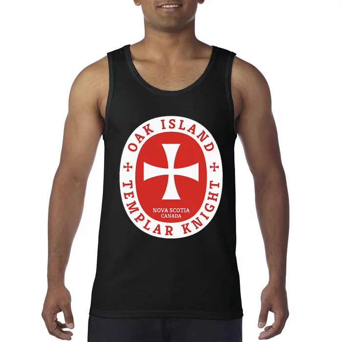 Oak Island Templar Knights Treasure Tank Top