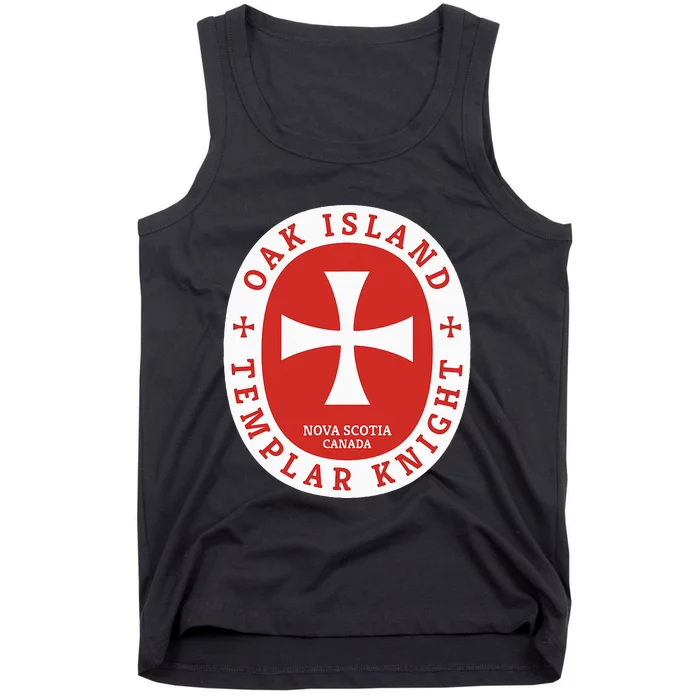 Oak Island Templar Knights Treasure Tank Top