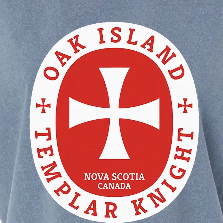 Oak Island Templar Knights Treasure Garment-Dyed Women's Muscle Tee