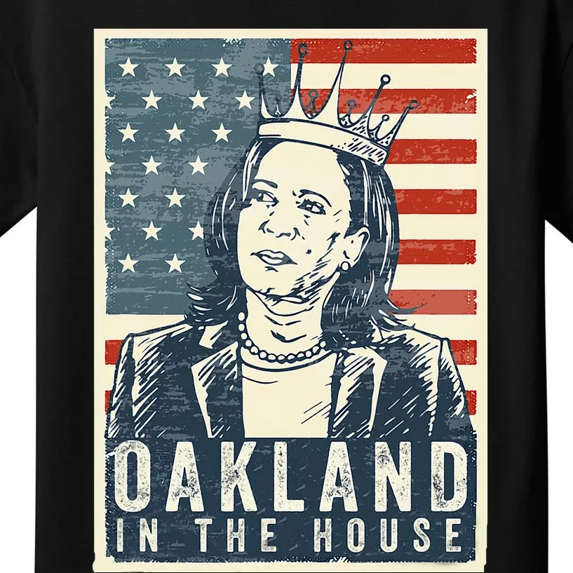 Oakland In The House Vote President Kamala Harris 2024 Kids T-Shirt