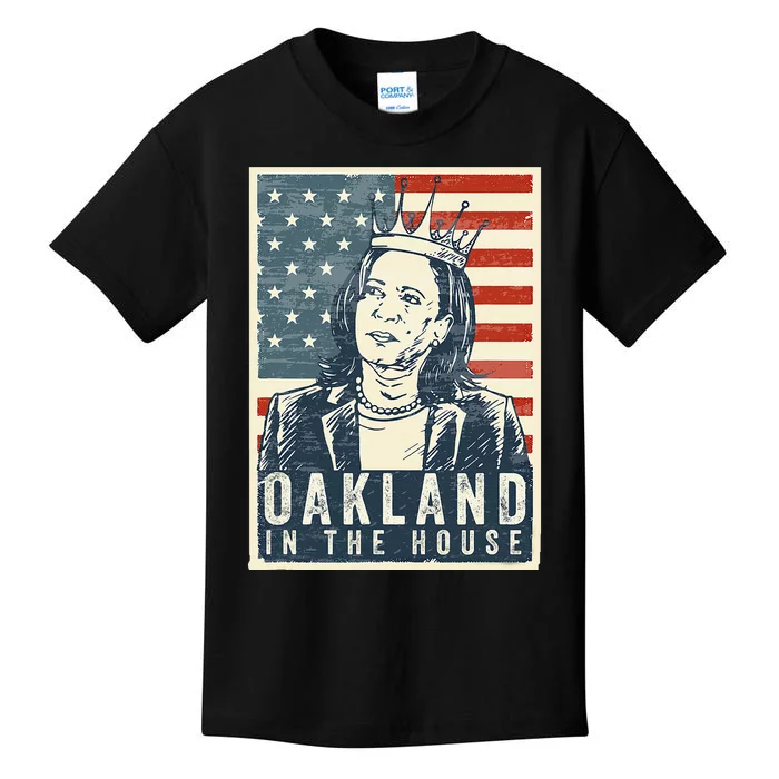 Oakland In The House Vote President Kamala Harris 2024 Kids T-Shirt