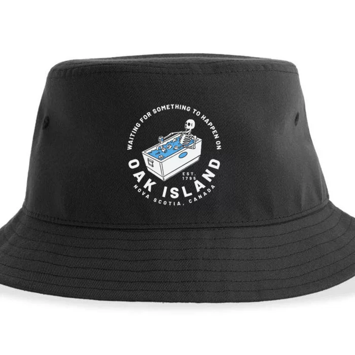 Oak Island Waiting For Something To Happen Sustainable Bucket Hat