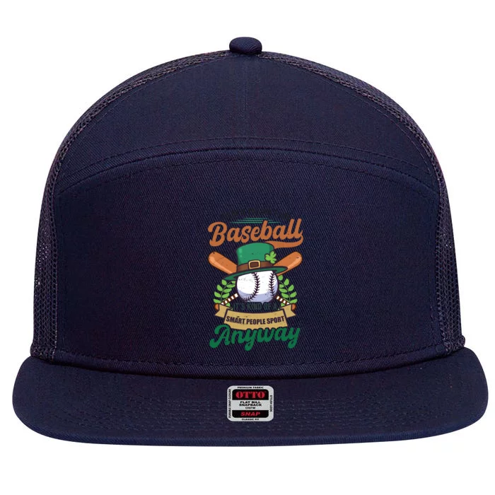 Okay If You Don't Like Design St Patricks Baseball Gift 7 Panel Mesh Trucker Snapback Hat