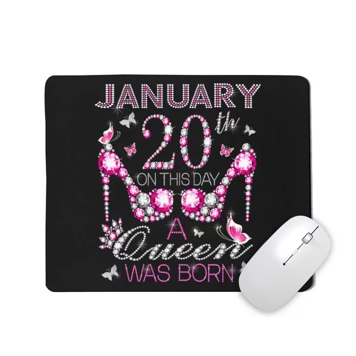 On January 20th A Queen was born Aquariu Capricorn Mousepad