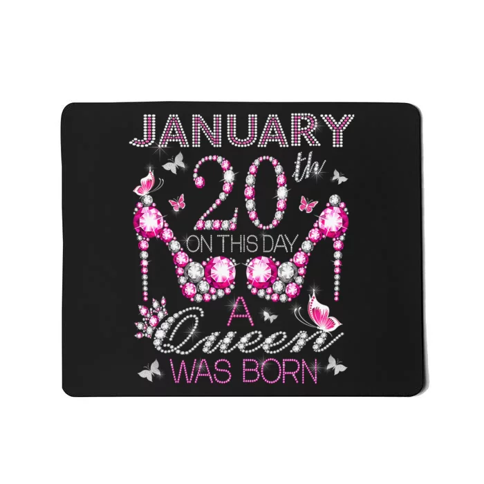 On January 20th A Queen was born Aquariu Capricorn Mousepad