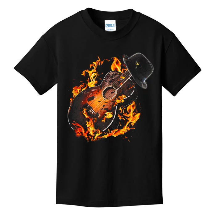 Official Joe Bonamassa - Tribut - Guitar Hell Unisex Kids T-Shirt