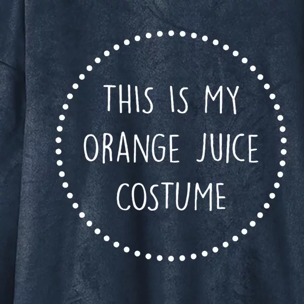 Orange Juice Costume Hooded Wearable Blanket