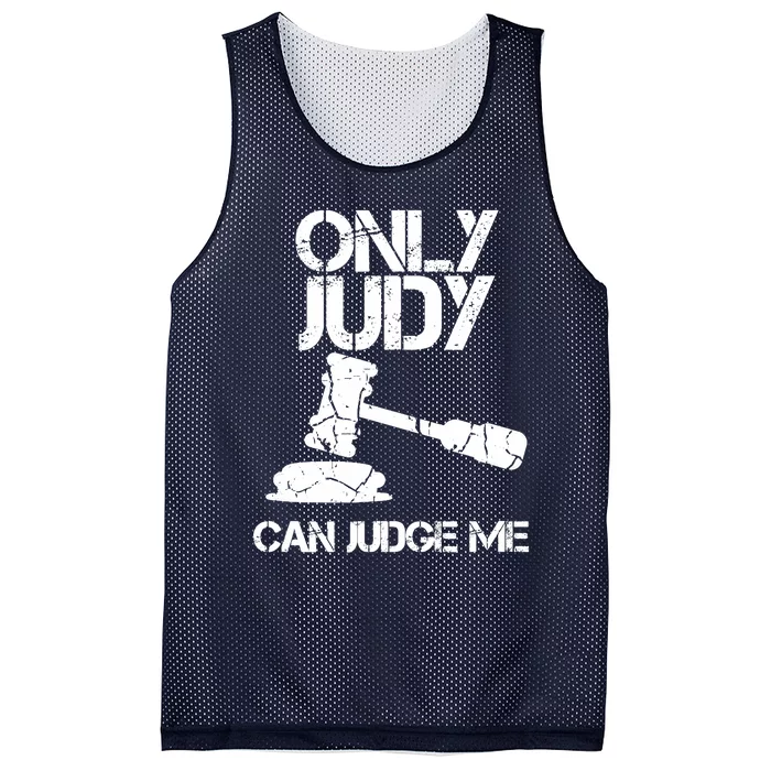 Only Judy Can Judge Me Sunset Lawyer Mesh Reversible Basketball Jersey Tank