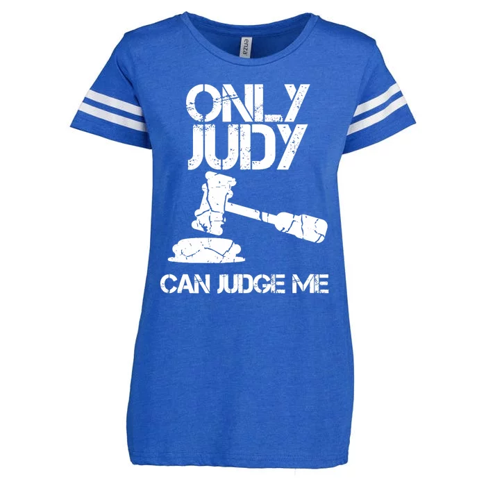 Only Judy Can Judge Me Sunset Lawyer Enza Ladies Jersey Football T-Shirt