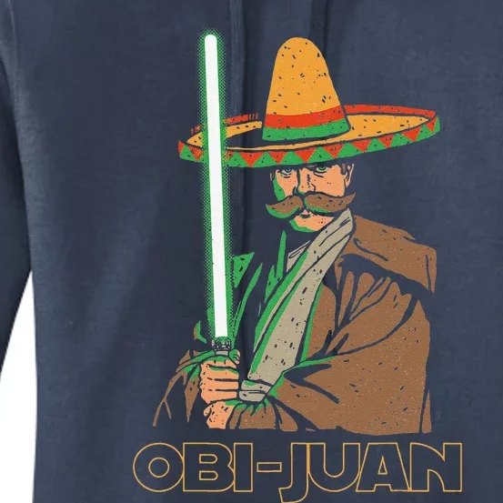 Obi Juan Funny Cinco De Mayo Mexican Movie Nerd Lover Women's Pullover Hoodie