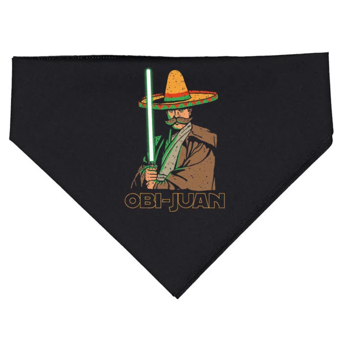 Obi Juan Funny Cinco De Mayo Mexican Movie Nerd Lover USA-Made Doggie Bandana