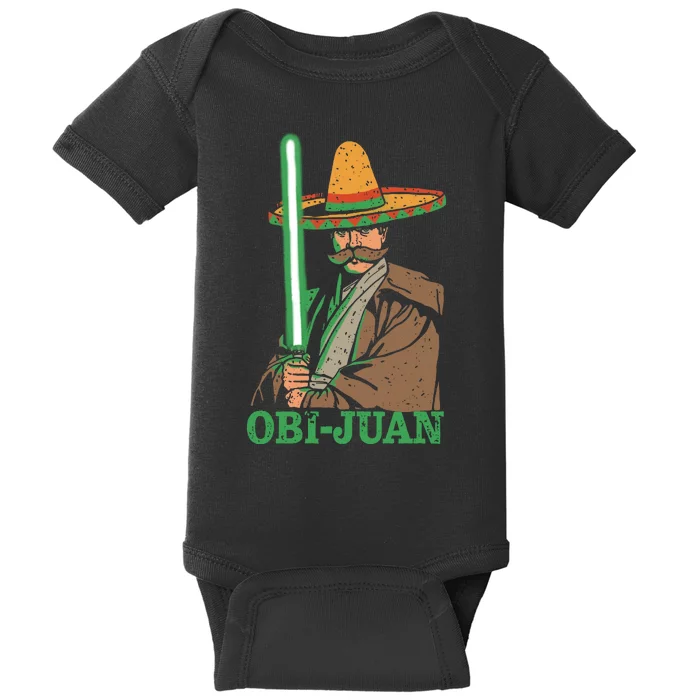 Obi Jaun Funny Cinco De Mayo Mexican Movie Nerd Lover Shirt Baby Bodysuit