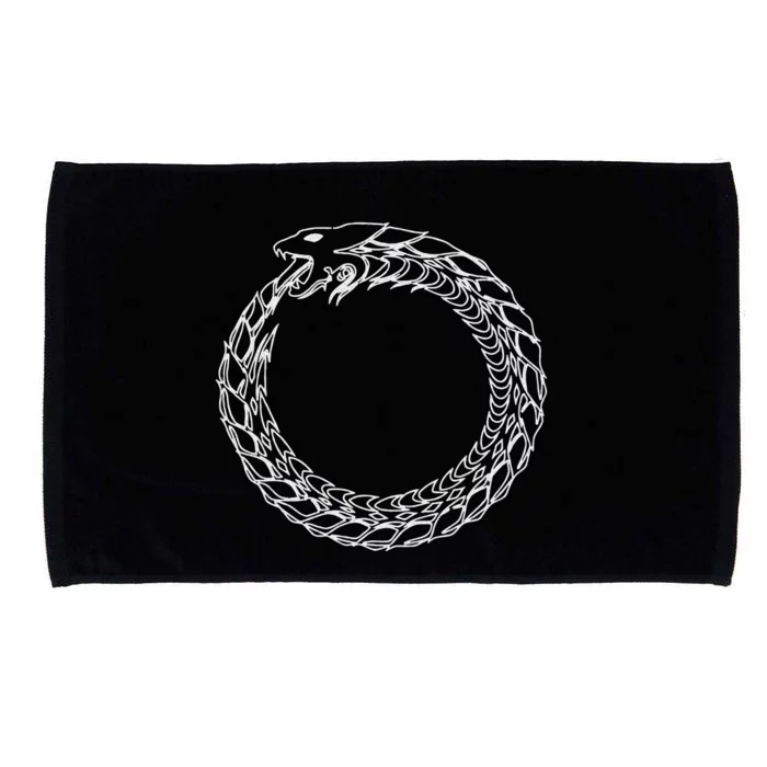 Ouroboros Jörmungandr Midgard Serpent Ragnarok Microfiber Hand Towel