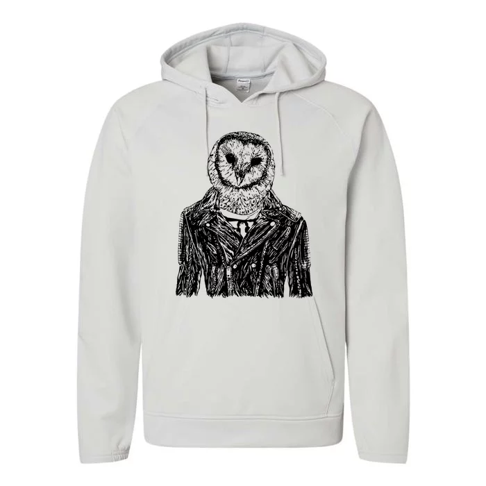 Owl Jacket Performance Fleece Hoodie