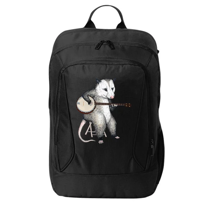 Opossum Japanese Wave Funny Vintage Possum Lover City Backpack