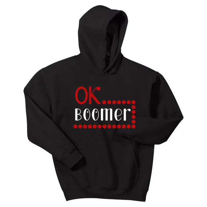 Ok Boomer Kids Hoodie