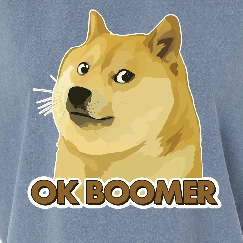 Ok Boomer Doge Garment-Dyed Women's Muscle Tee