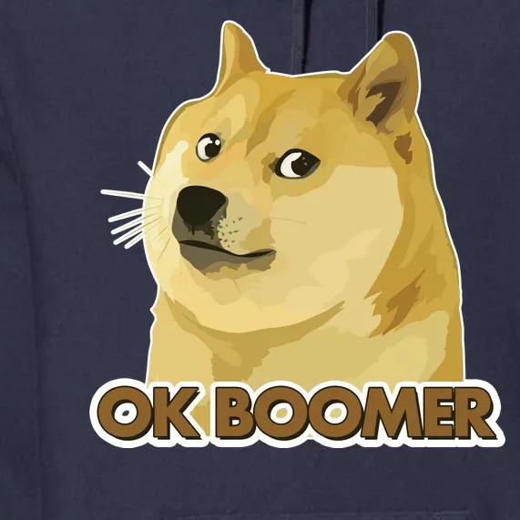 Ok Boomer Doge Premium Hoodie