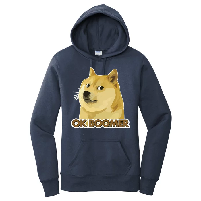 Ok Boomer Doge Women's Pullover Hoodie