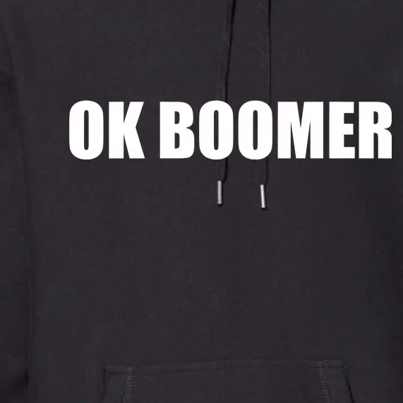 Ok Boomer Okay Gen Z Millennials Generation Premium Hoodie