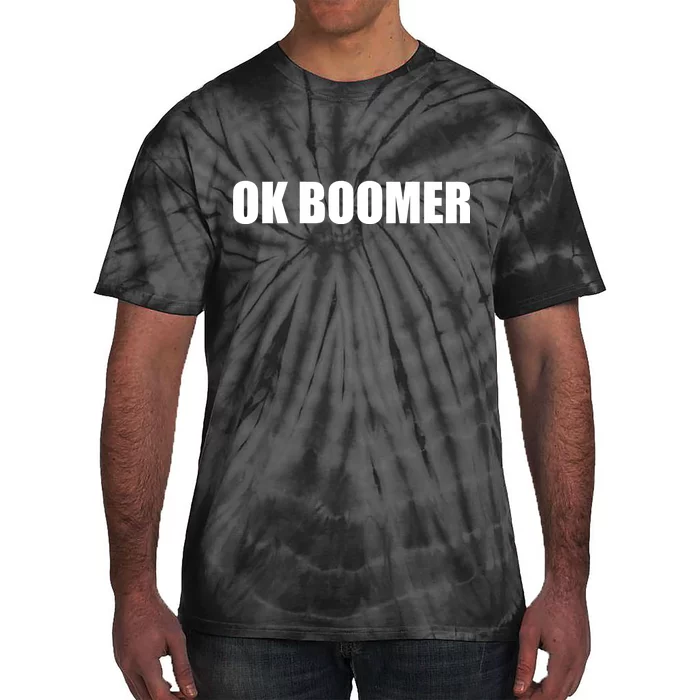 Ok Boomer Okay Gen Z Millennials Generation Tie-Dye T-Shirt