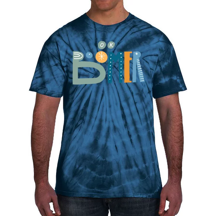 Ok Boomer Retro Style Tie-Dye T-Shirt