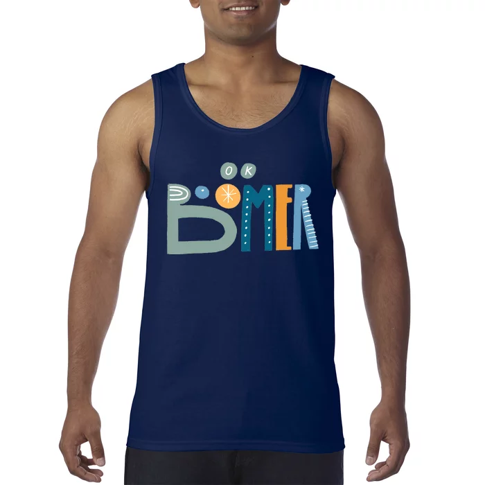 Ok Boomer Retro Style Tank Top