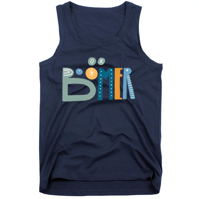 Ok Boomer Retro Style Tank Top