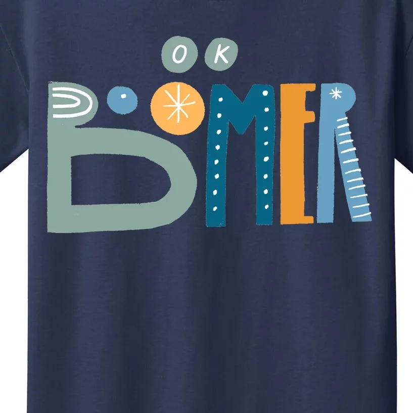 Ok Boomer Retro Style Kids T-Shirt