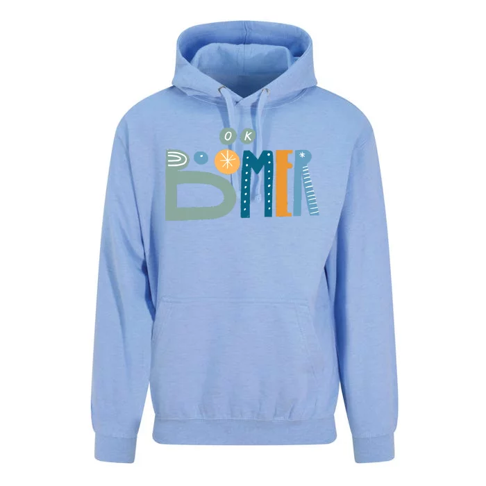 Ok Boomer Retro Style Unisex Surf Hoodie