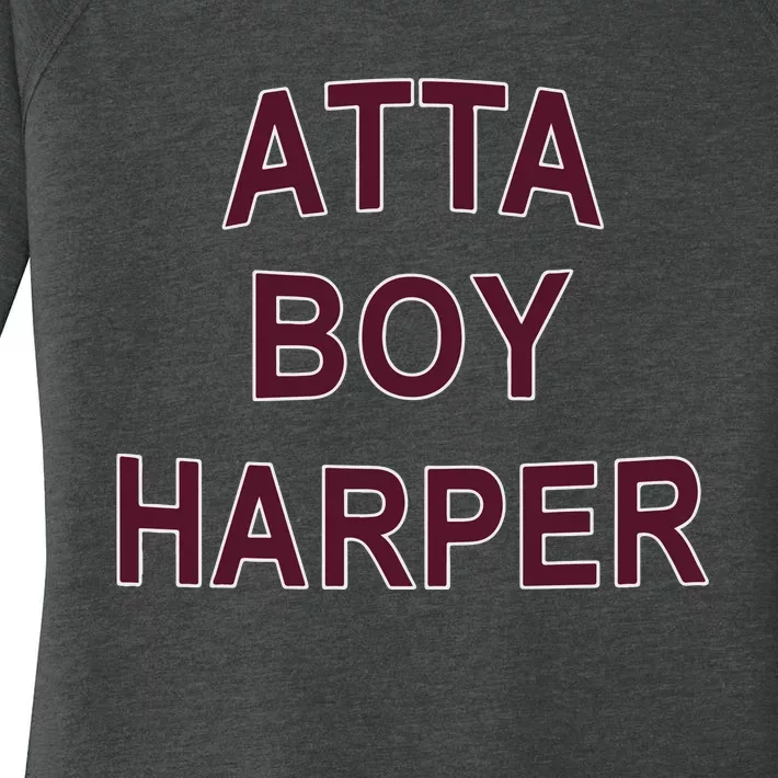 Orion Kerkering Atta Boy Harper He Wasn’T Supposed To Hear It Women's Perfect Tri Tunic Long Sleeve Shirt