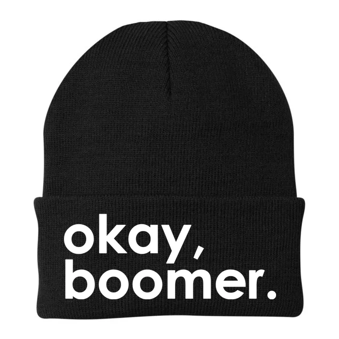 Okay, Boomer Millennial meme Knit Cap Winter Beanie