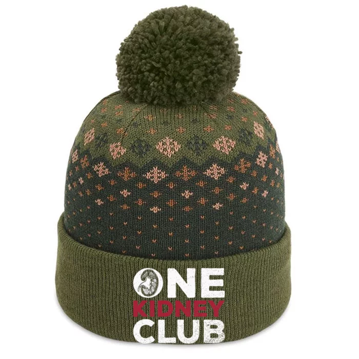 One Kidney Club Quote For A Kidney Donor The Baniff Cuffed Pom Beanie