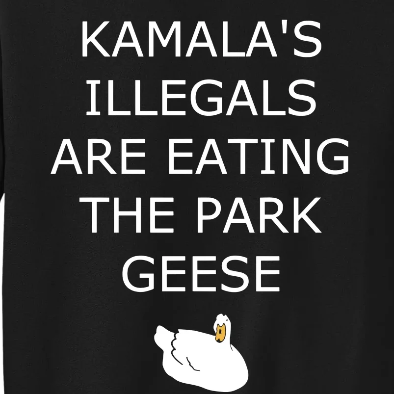 Oldrowswig KamalaS Illegals Are Eating The Park Geese Goose Sweatshirt