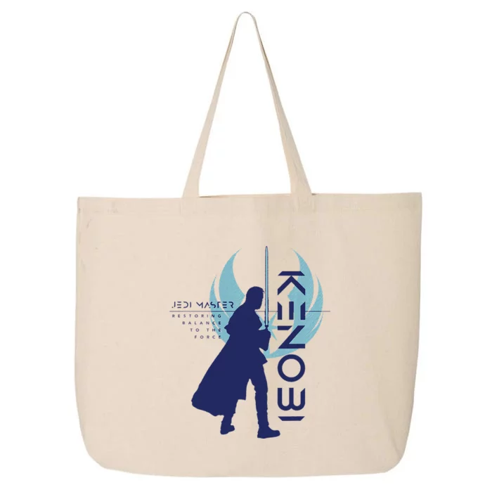 Obiwan Kenobi Jedi Master Poster 25L Jumbo Tote