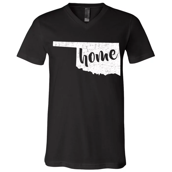 Oklahoma Home State V-Neck T-Shirt