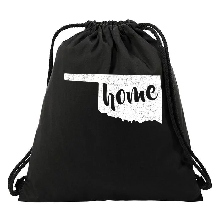 Oklahoma Home State Drawstring Bag