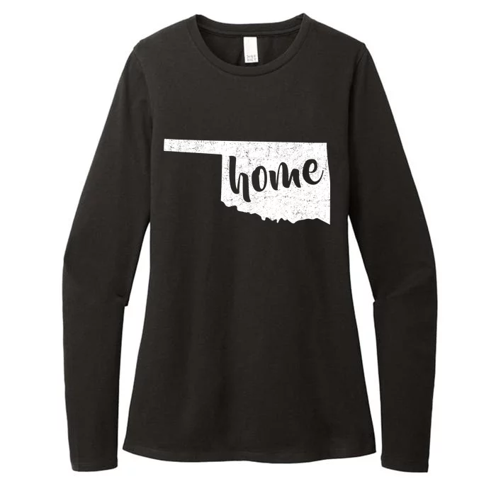 Oklahoma Home State Womens CVC Long Sleeve Shirt