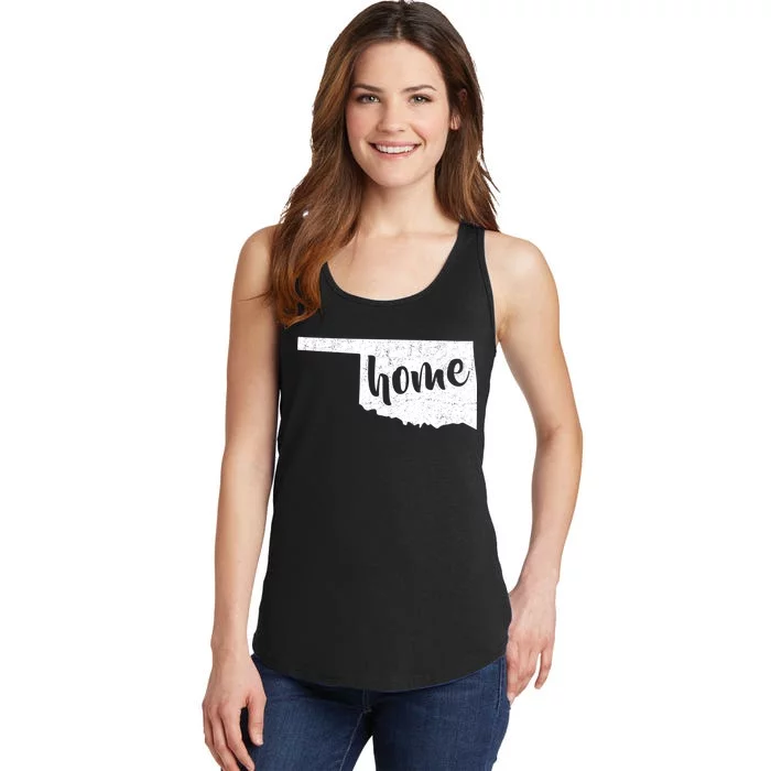 Oklahoma Home State Ladies Essential Tank