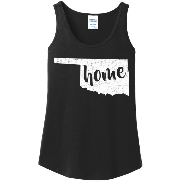 Oklahoma Home State Ladies Essential Tank