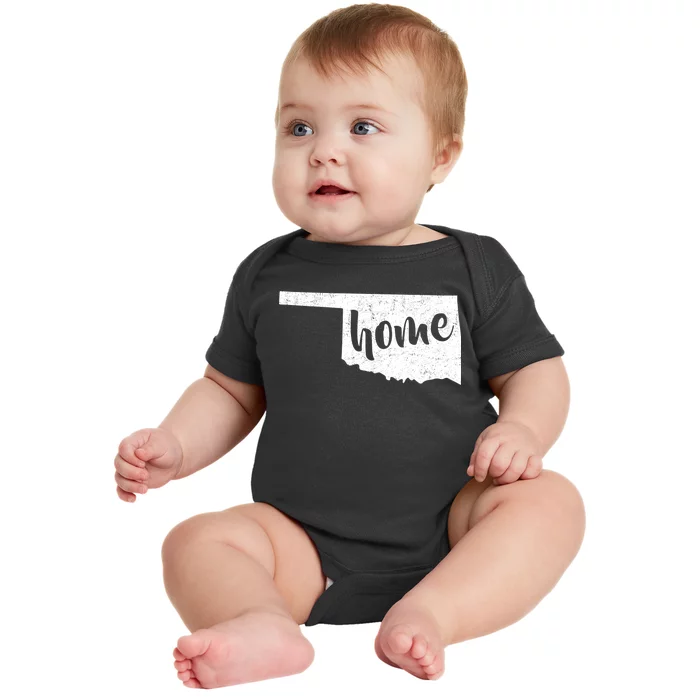 Oklahoma Home State Baby Bodysuit