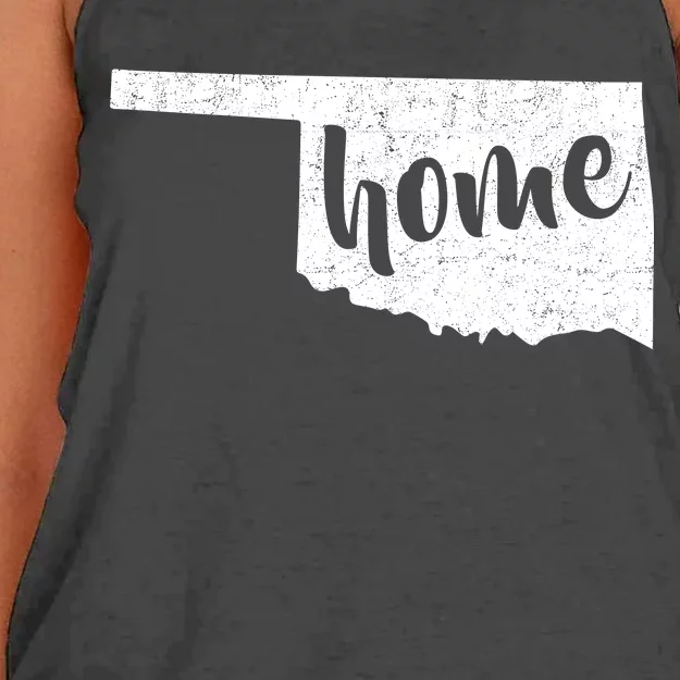 Oklahoma Home State Women's Knotted Racerback Tank