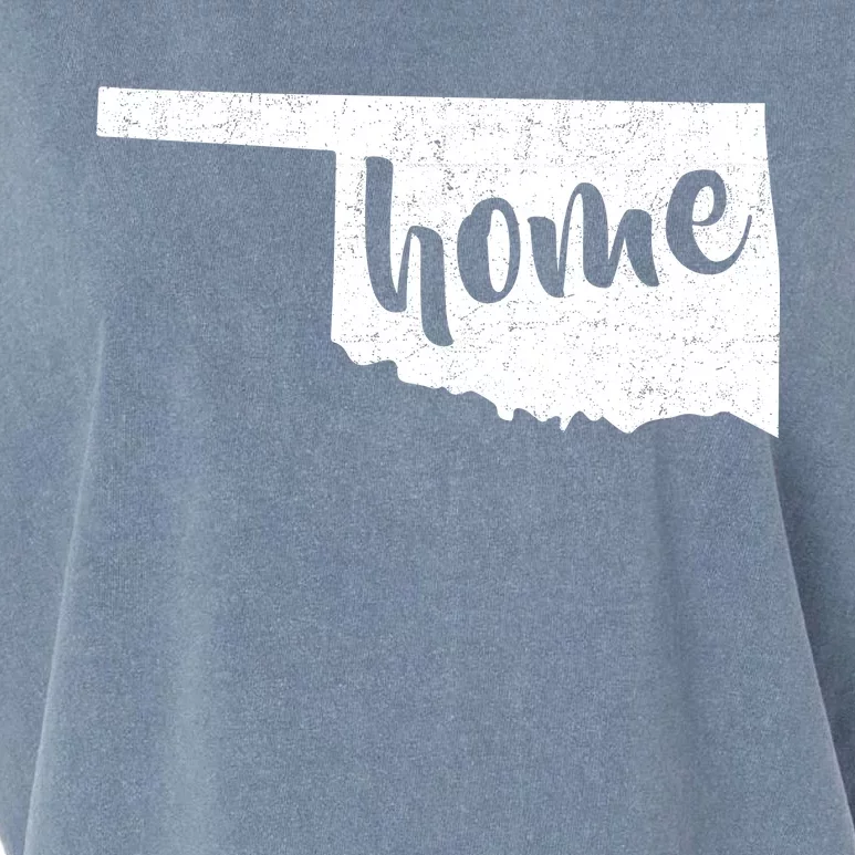 Oklahoma Home State Garment-Dyed Women's Muscle Tee