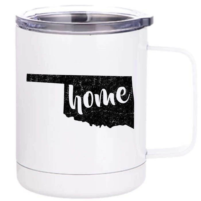 Oklahoma Home State Front & Back 12oz Stainless Steel Tumbler Cup