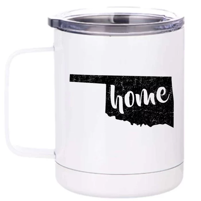 Oklahoma Home State Front & Back 12oz Stainless Steel Tumbler Cup